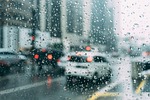 glass window, nature, wet, rain, rainy, raining, rainy weather, glass surface, water droplets, blur, cars, drops, drops of water, glass, raindrops, road, traffic, water, weather, window